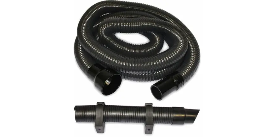 BOFA - Set di tubi flessibili, Ø 50 mm, incl. 2x tubo di aspirazione (2x 4 m), ugelli e accessori, nero