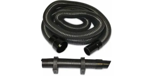 [1UA1020012] BOFA - Set di tubi flessibili, Ø 50 mm, incl. 2x tubo di aspirazione (2x 4 m), ugelli e accessori, nero
